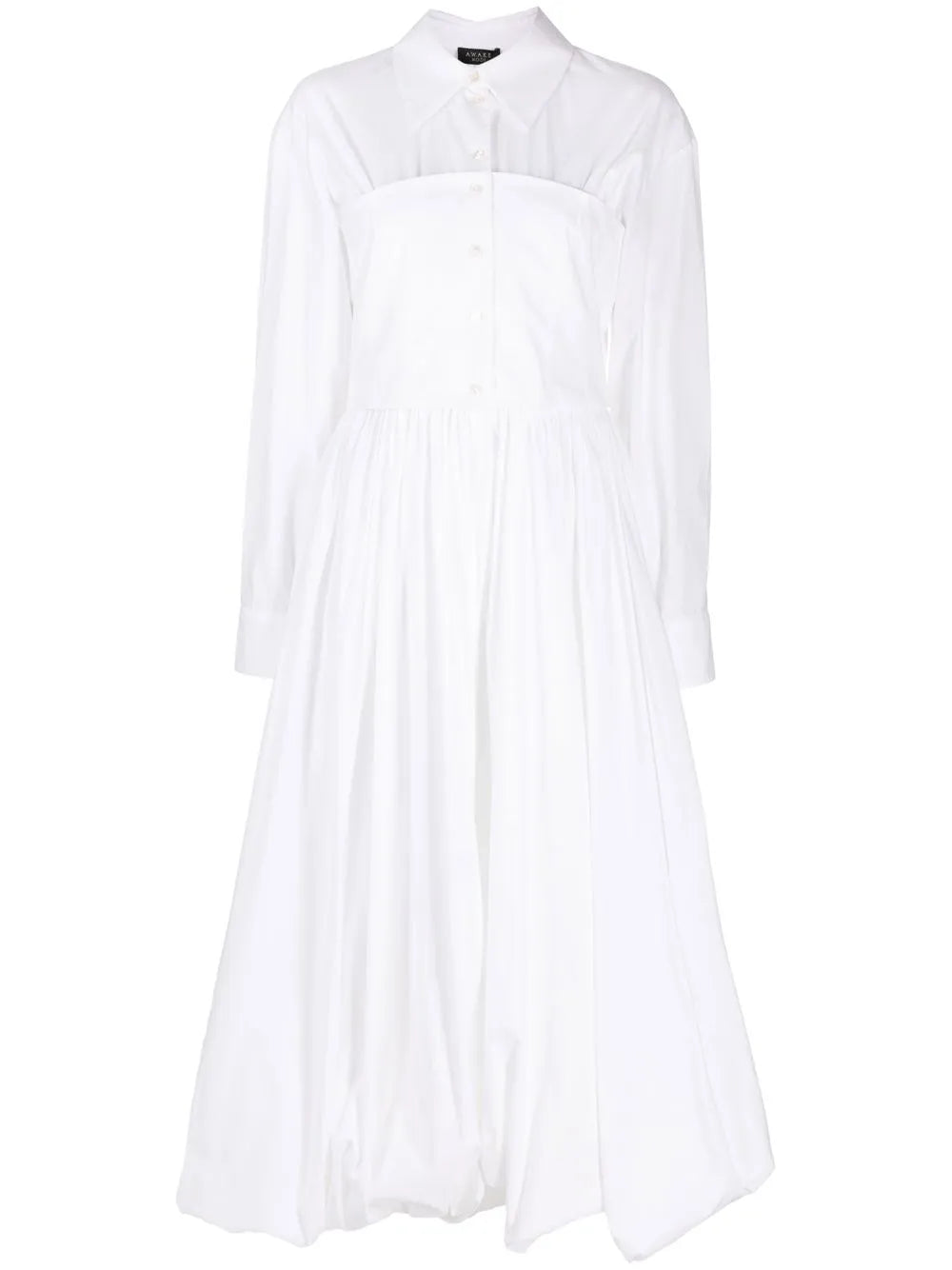 Corset-Style Shirt Dress