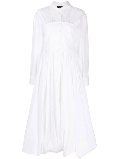 Corset-Style Shirt Dress