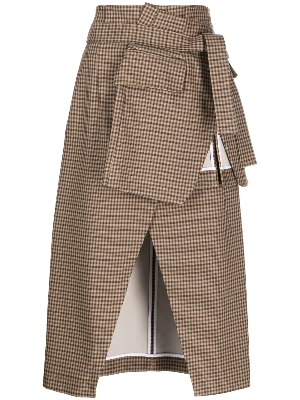 Belted Midi Skirt