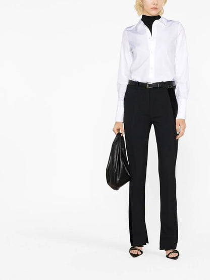 Straight-Leg Tailored Trousers