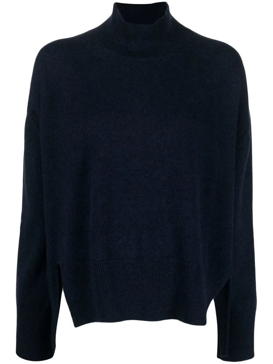 Side-Slit Knit Jumper
