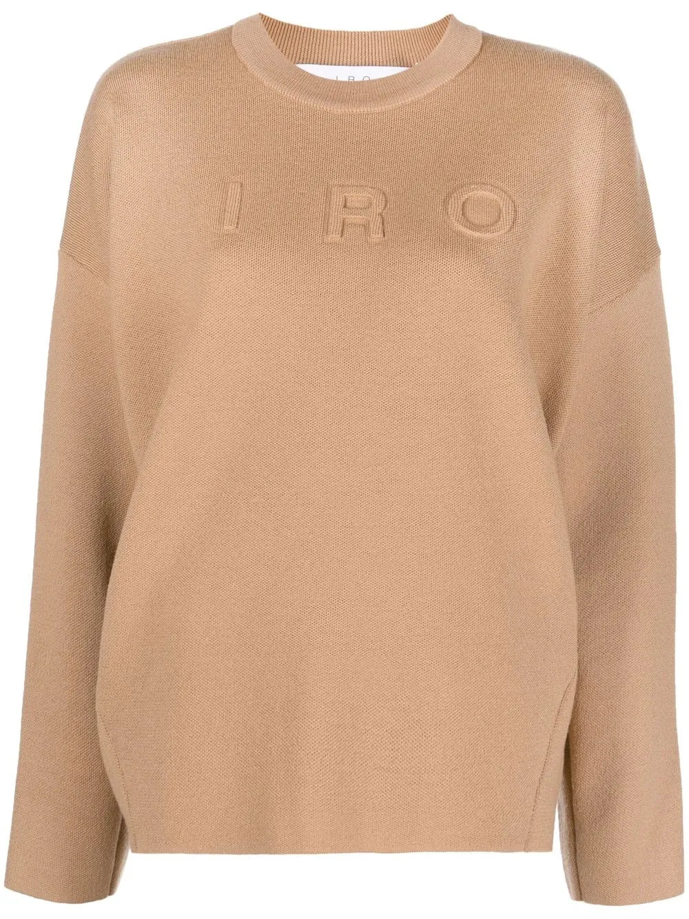 Intarsia Knit-Logo Jumper