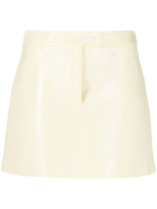 Reedition Vinyl Mini Skirt