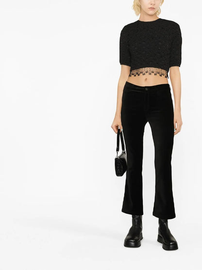 Mid-Rise Flared Jeans