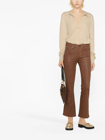Mid-Rise Flared Jeans