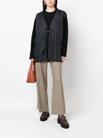 Hybrid Button-Up Cardigan