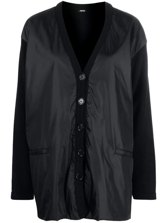 Hybrid Button-Up Cardigan