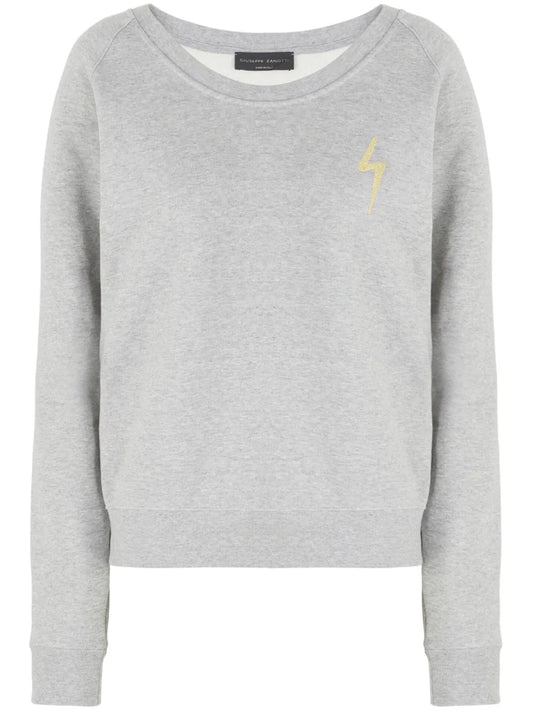 Logo-Embroidered Cotton Sweatshirt
