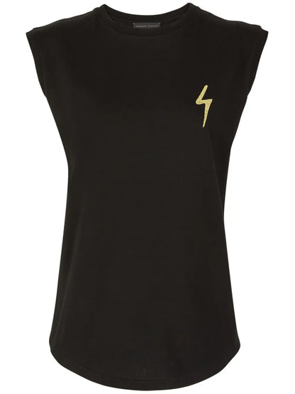 Logo-Embroidered Cotton Tank Top