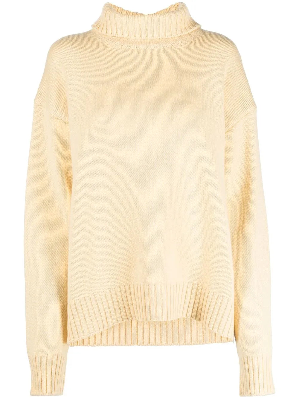 Roll-Neck Loose-Fit Jumper