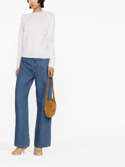 Raglan-Sleeve Crew-Neck Jumper