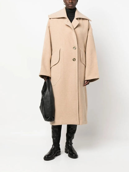 Maxi Single-Breasted Coat