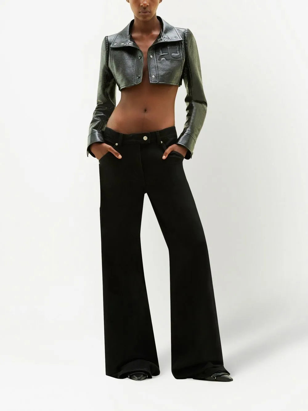 Cropped Cotton Jacket