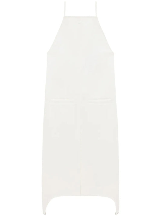 Square-Neck Midi Dress