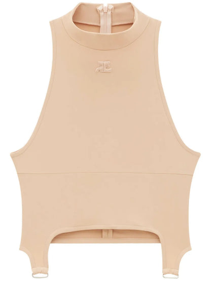 Logo Patch Crop Top