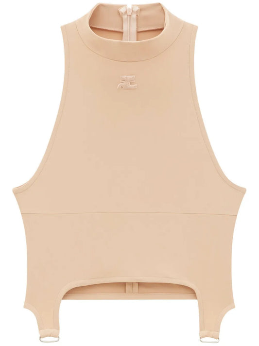 Logo Patch Crop Top