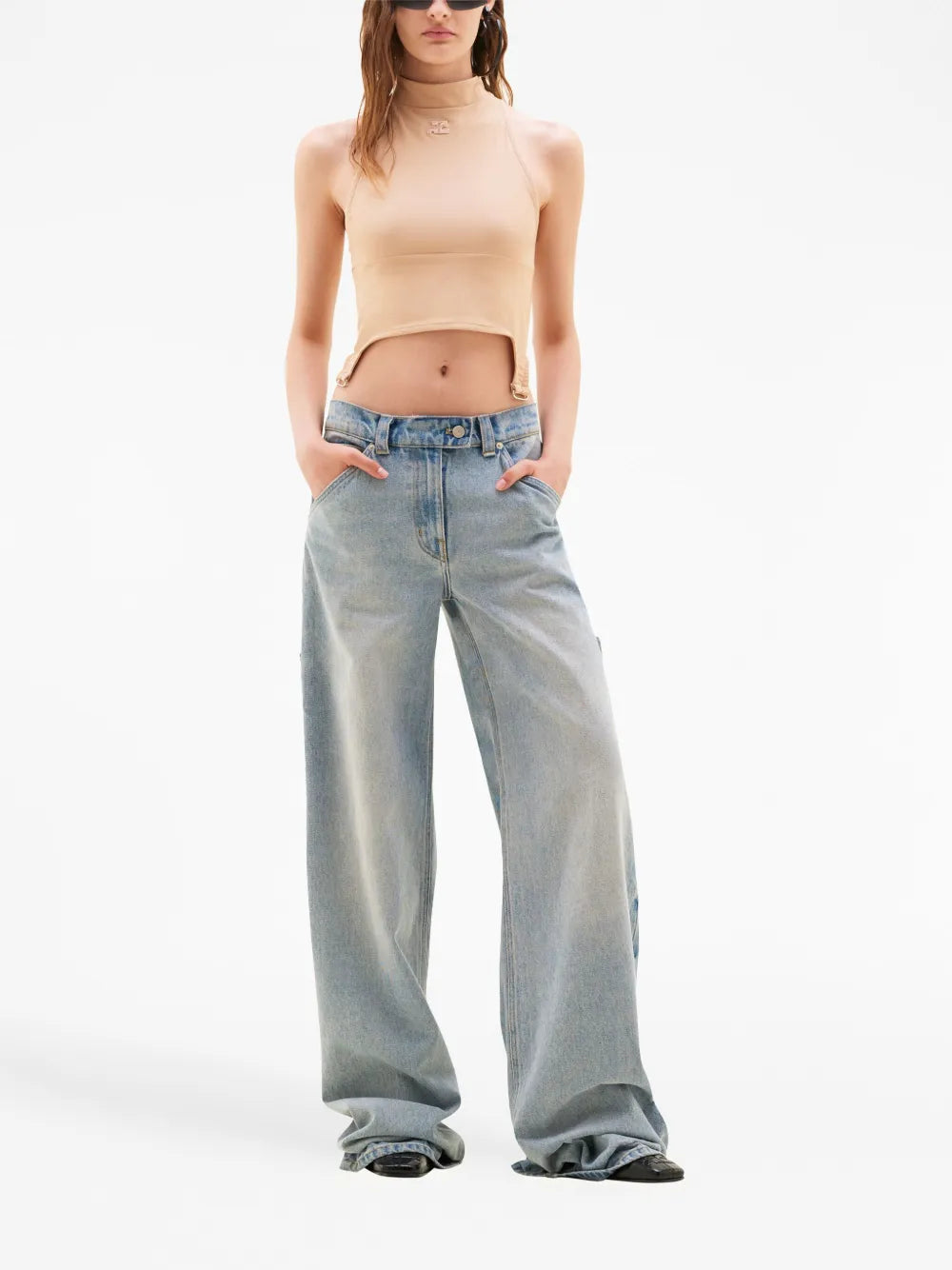Logo Patch Crop Top