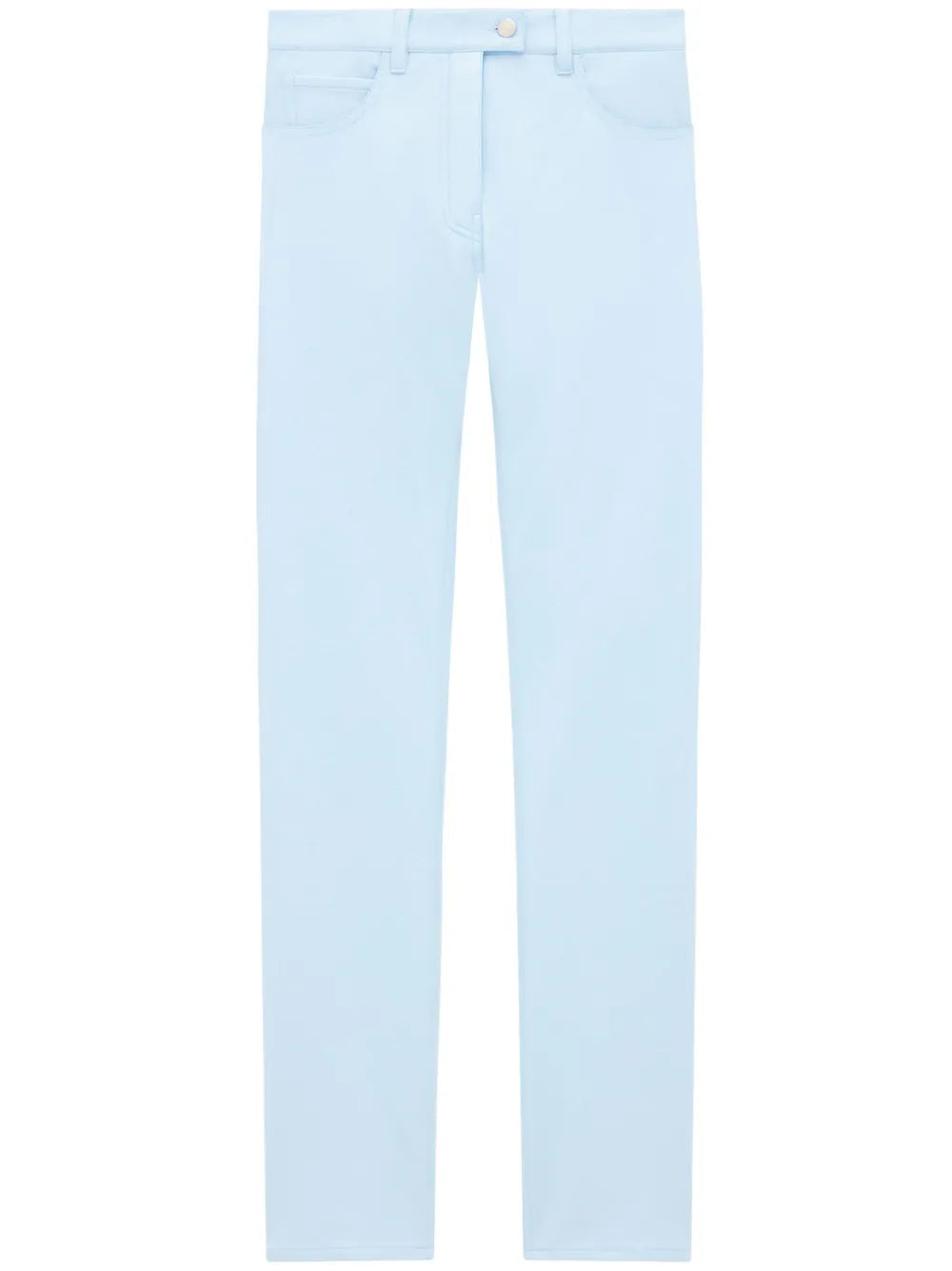 Straight-Leg Vinyl Trousers