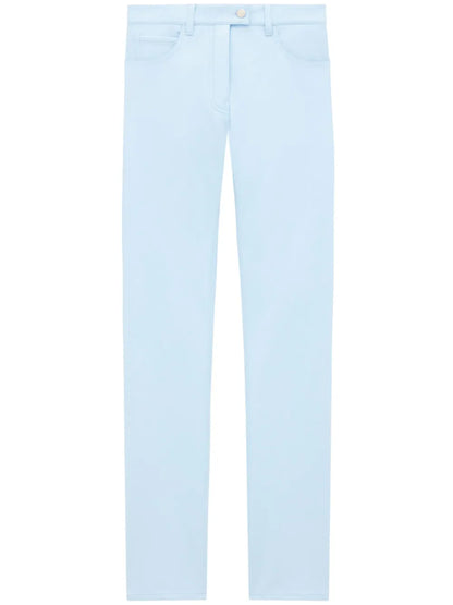 Straight-Leg Vinyl Trousers