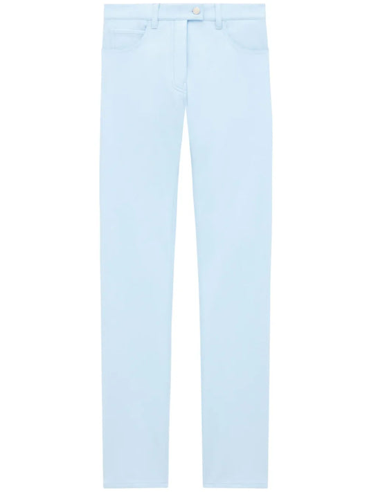 Straight-Leg Vinyl Trousers
