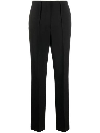 Tailored Virgin Wool Slim-Cut Trousers