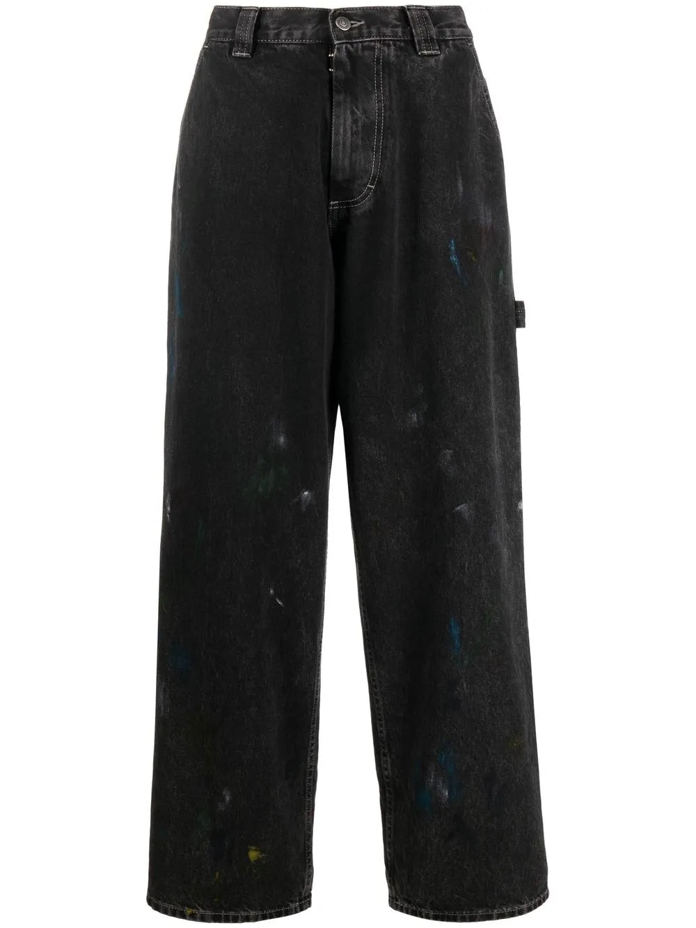 Paint Wide-Leg Jeans