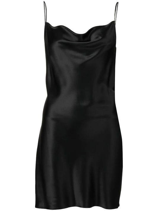 Cowl-Neck Slip Dress