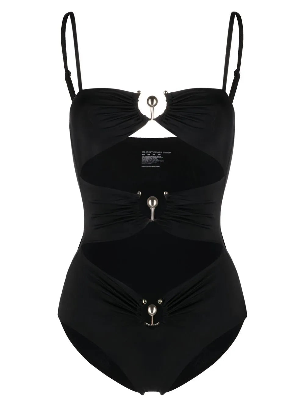 Square Neck Cut-Out Swimsuit