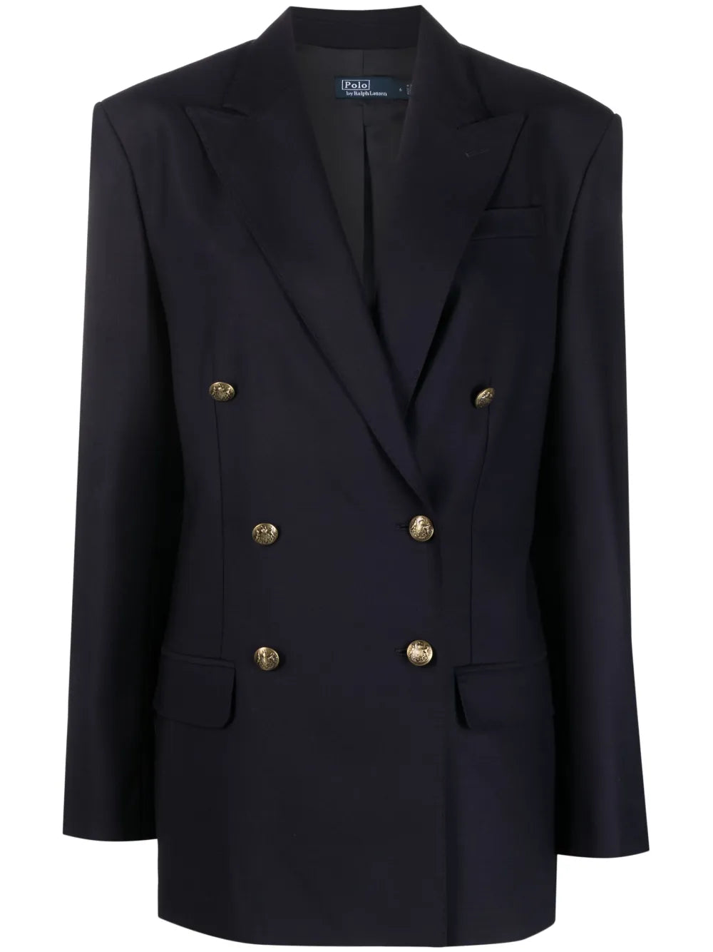 Double-Breasted Wool-Blend Blazer