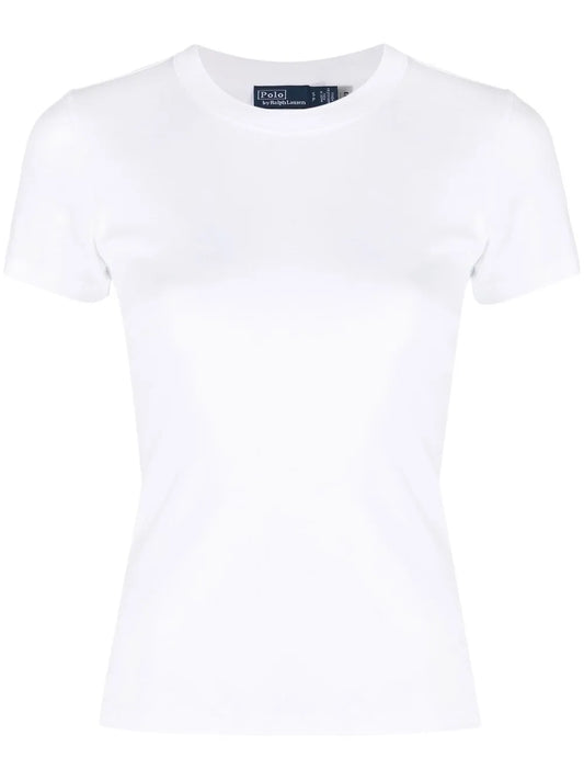 Ribbed Cotton T-Shirt