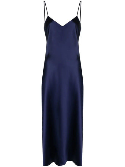 V-Neck Midi Dress