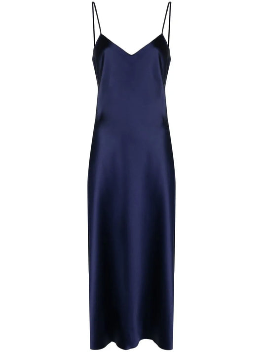 V-Neck Midi Dress