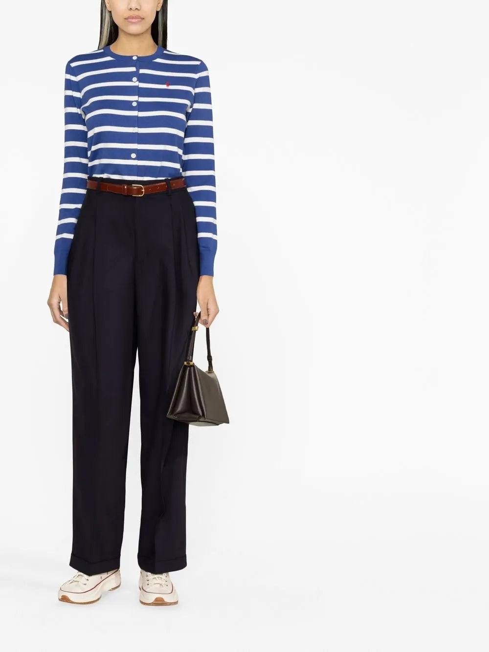 Stretch-Wool Straight-Leg Trousers