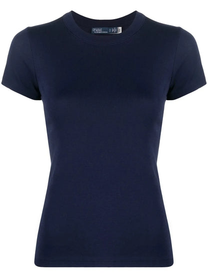 Ribbed Short-Sleeve T-Shirt