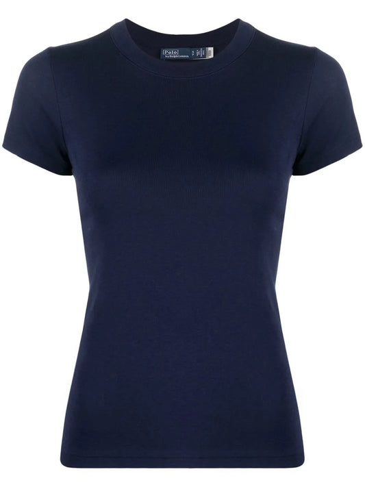 Ribbed Short-Sleeve T-Shirt