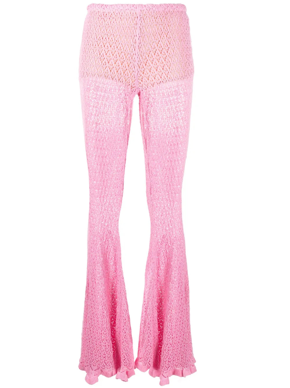 Knitted Flared Trousers