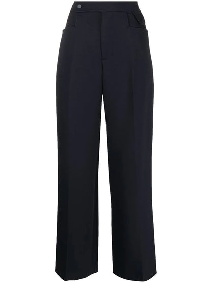 Pocket-Point Wide-Leg Trousers