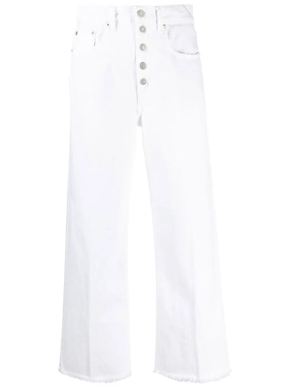 Cropped Wide-Leg Jeans