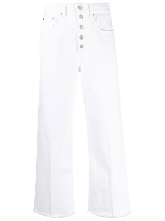 Cropped Wide-Leg Jeans
