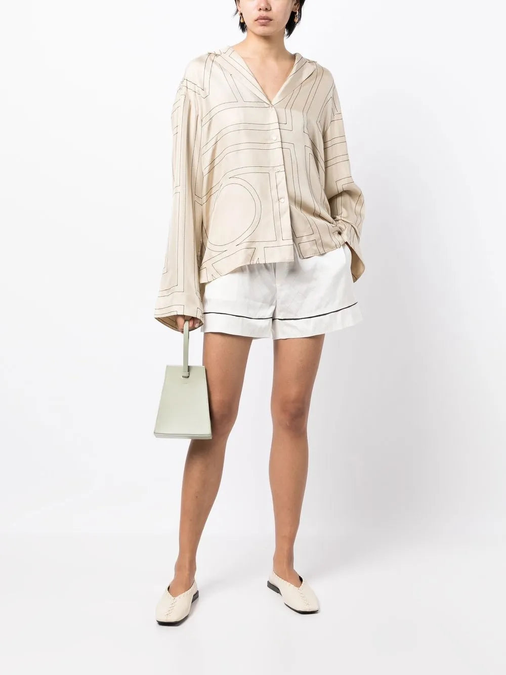 Stretch-Silk Lounge Shorts