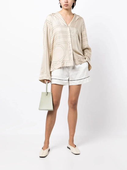 Stretch-Silk Lounge Shorts