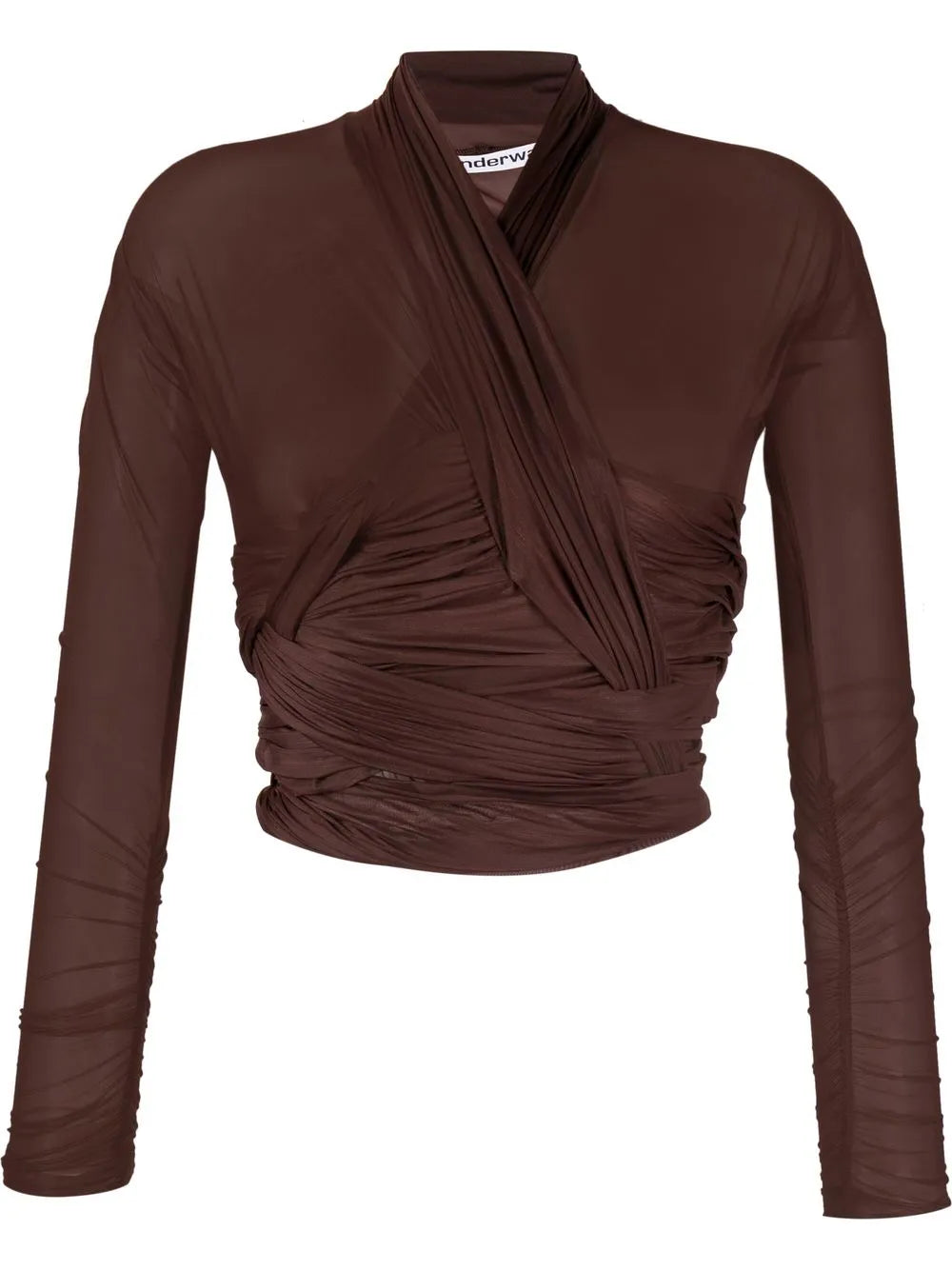 Ruched Draped Crop Top