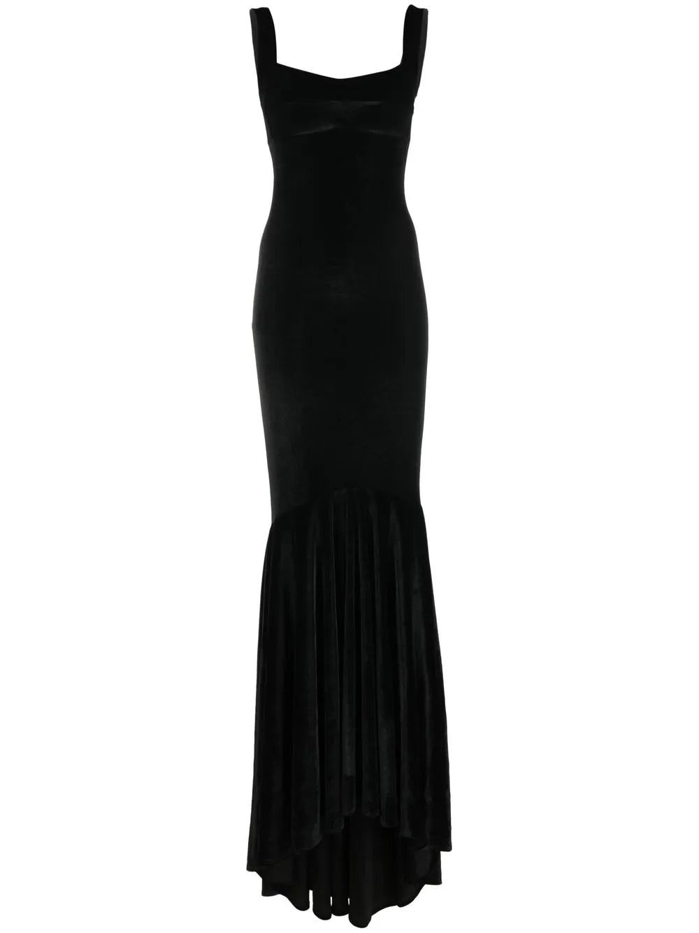 Sleeveless Fishtail Velvet Gown