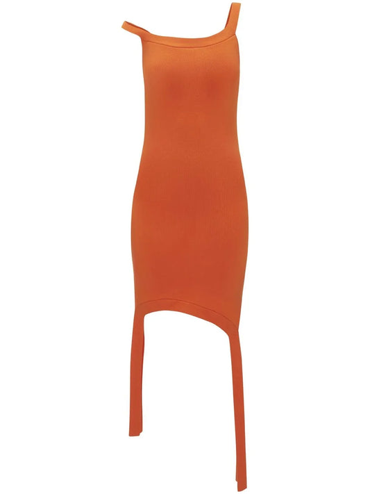 Deconstructed Knitted Mini Dress