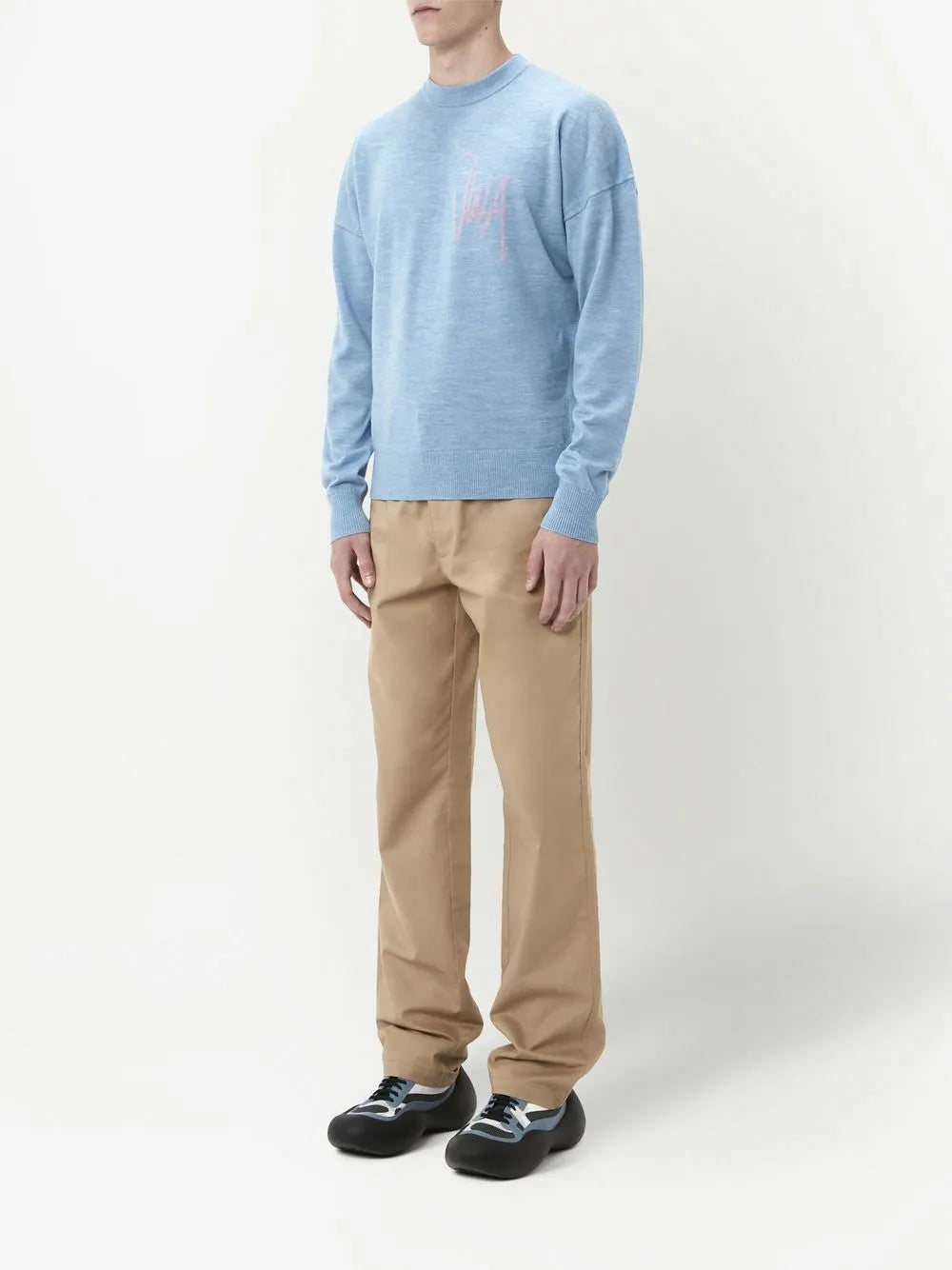 Logo-Print Crew Neck Sweatshirt
