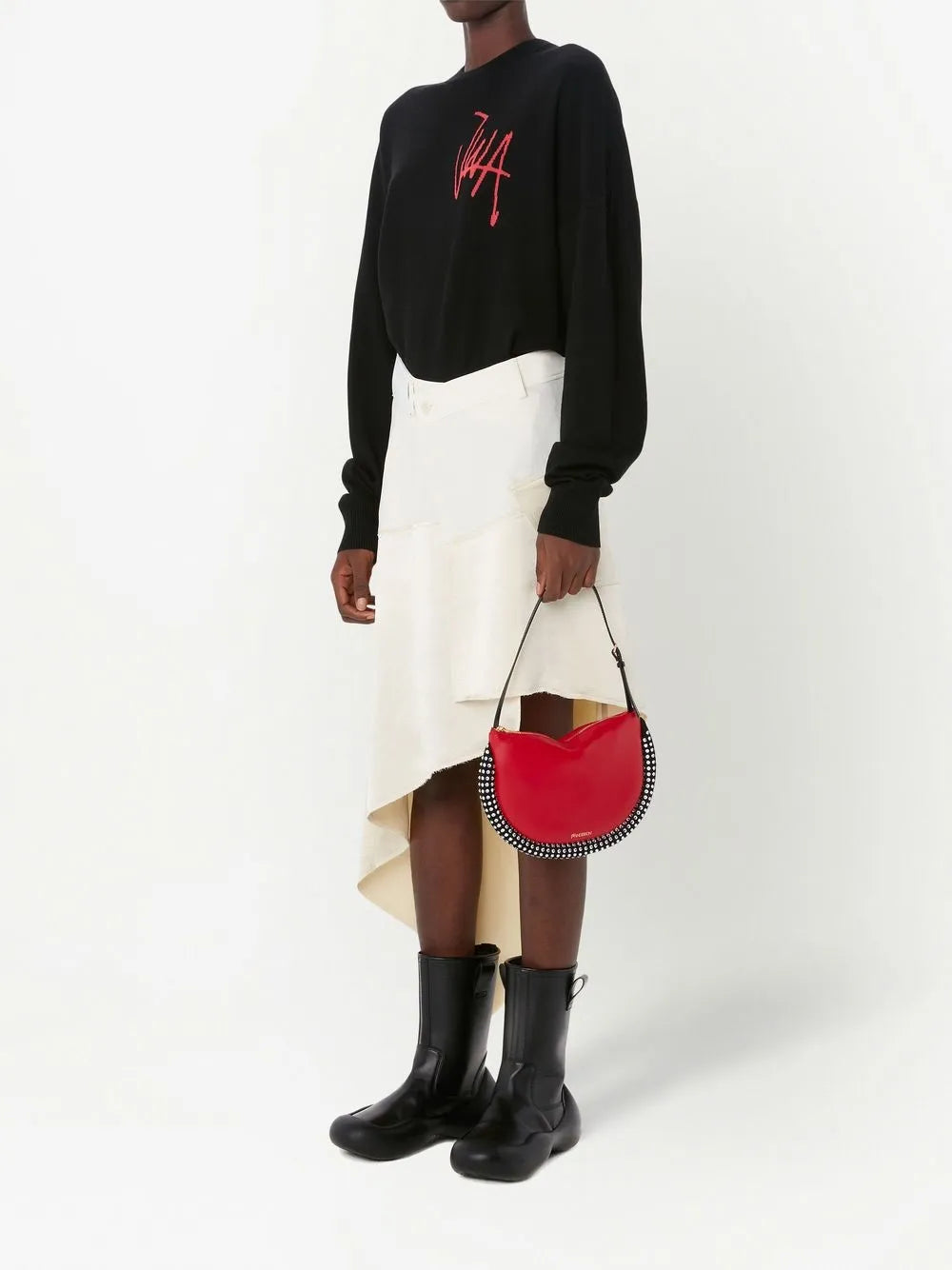 Asymmetric Midi Skirt
