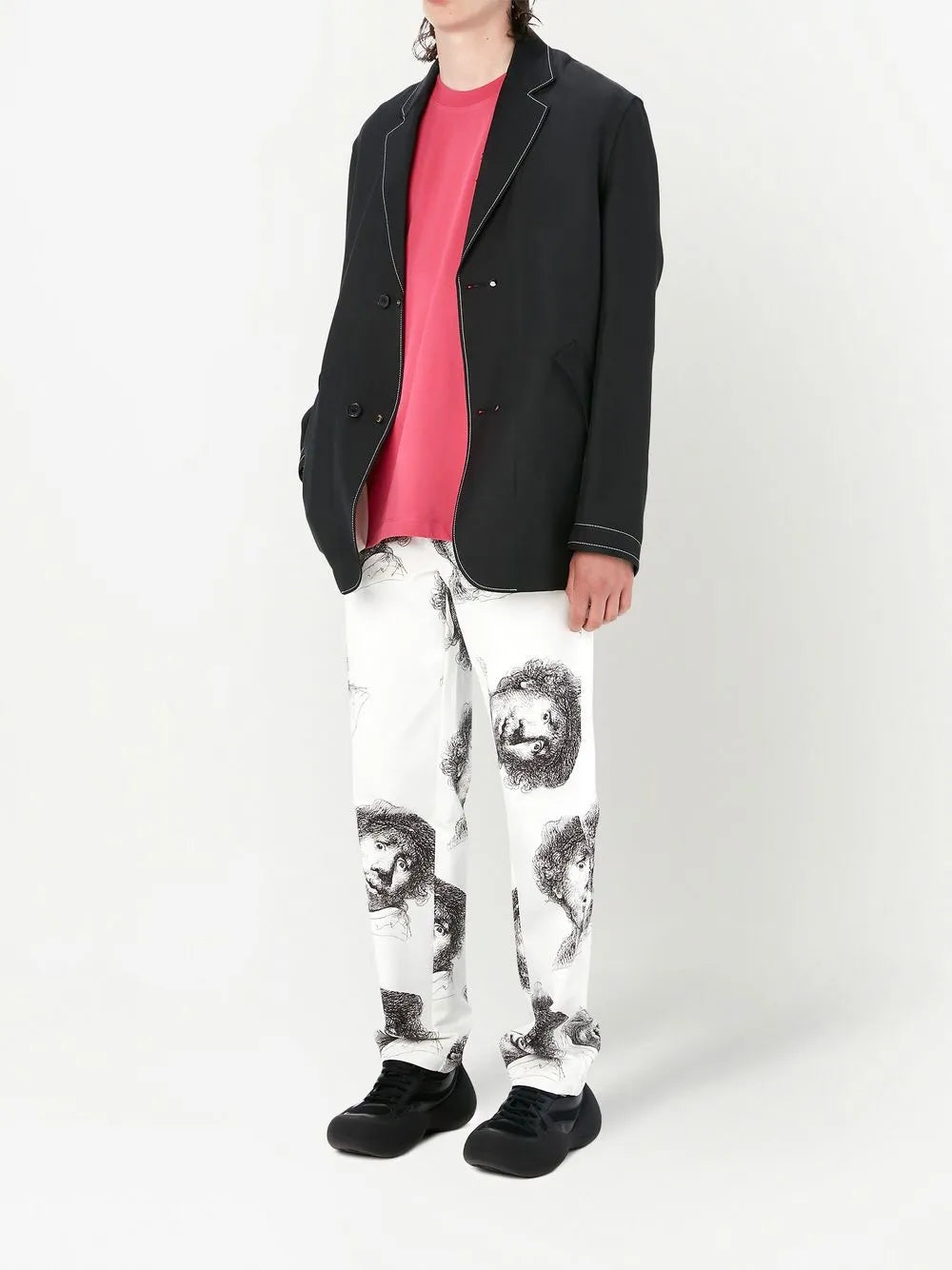 Reversible Single-Breasted Blazer