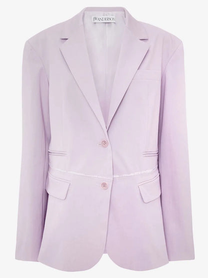 Deconstructed Blazer Jacket