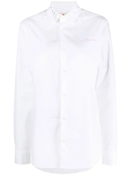 Long-Sleeve Cotton Shirt
