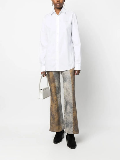 Long-Sleeve Cotton Shirt